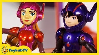 Big Hero 6 Toys With Baymax Action Figure & Hiro Hamada Toy Opening