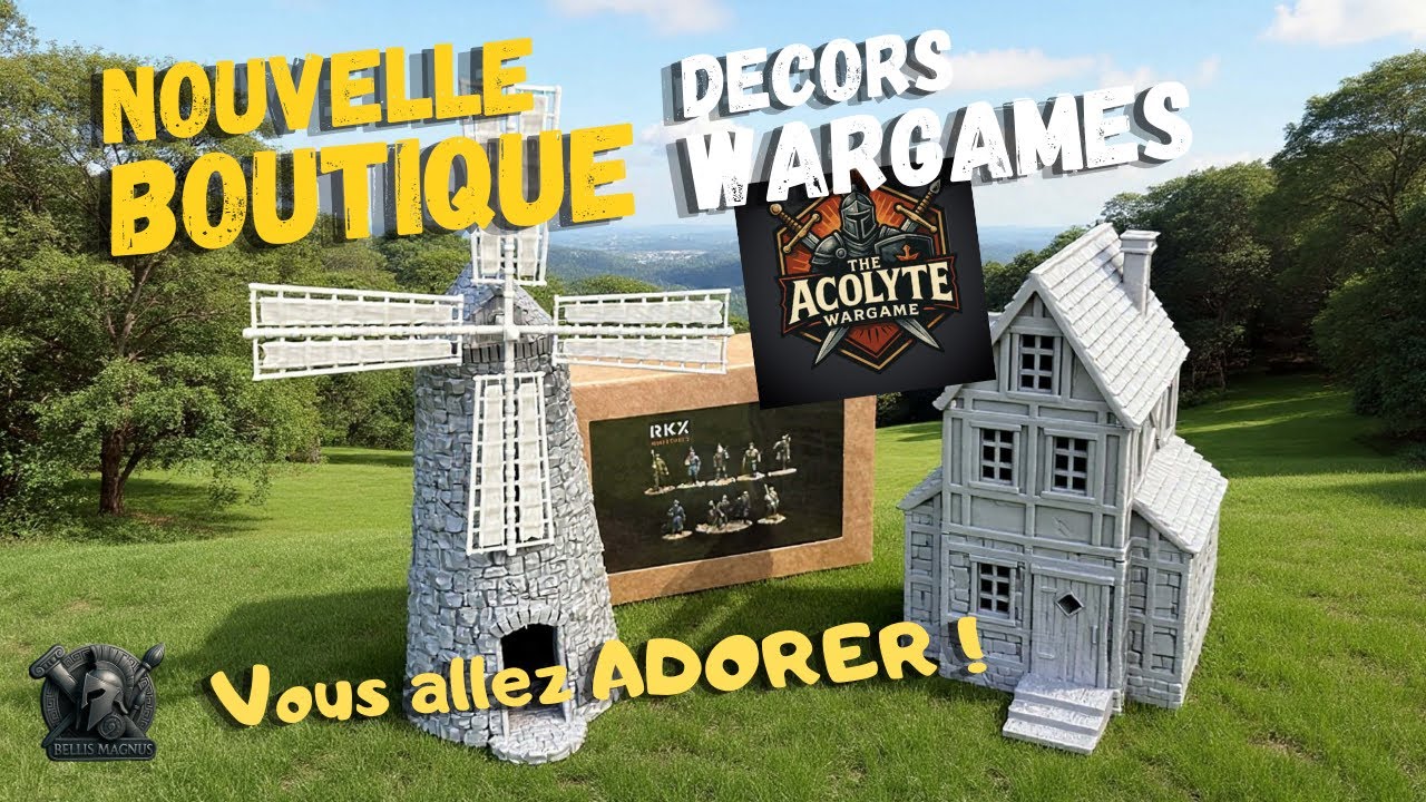 🎲 Décors pour Warhammer The Old World / BOLT ACTION ⚔️ Découverte et Unboxing de The Acolyte Wargame