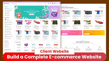 Build a Complete Babymart E-commerce Website | Part 5: Building Client website