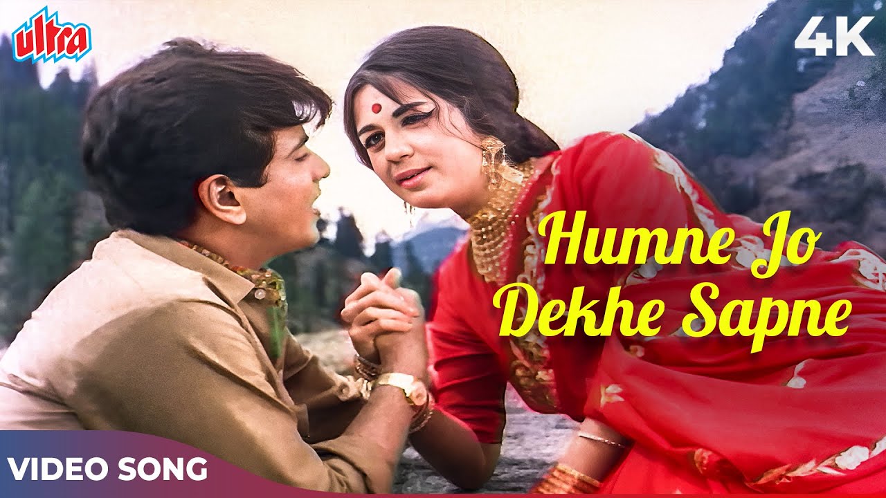 Humne Jo Dekhe Sapne 4K   Lata Mangeshkar Mahendra Kapoor Songs   Jeetendra Nanda   Parivaar Songs