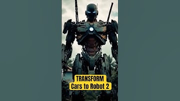 AI Characters Transform - Cars to Robot - 2 #AI #CARS #TRANSFORM #ROBOT #shorts #pixverse