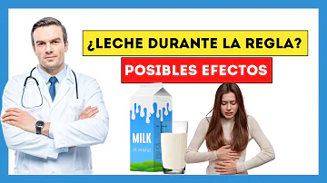 ¿Se puede beber leche durante la menstruación?