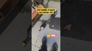 CV Axle Install Trick (Don’t Damage the Threads!) ⚠️