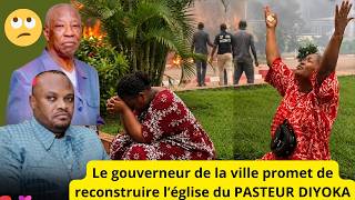 LE GOUVERNEUR DE KINSHASA DANIEL BUMBA PROMET DE RECONSTRUIRE L'EGLISE SHEIKINA