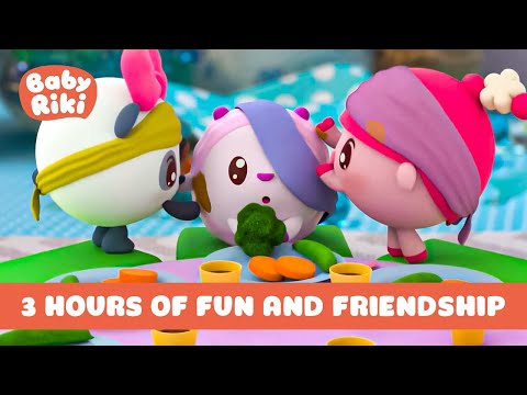 BabyRiki 3 Hours Of Fun And Friendship Best Episodes Collection Cartoons For Kids 0