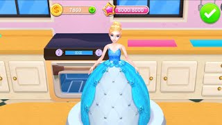 My Bakery Empire cake game |BAKE A BIG PRINCESS DOLL CAKE!! |bake a cake & cookies/fun for kid girls screenshot 4