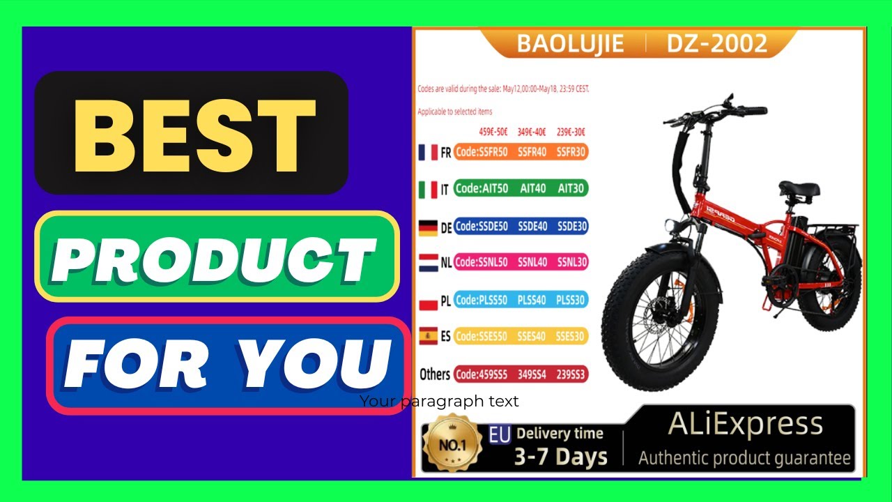 BAOLUJIE DZ2002 Adult Electric