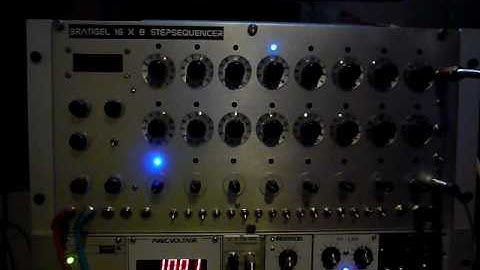 Bratigel 16 x 8 Dual analog Stepsequencer  Part  X