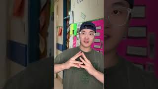 Anime Kid Practicing Hand Signs At School #comedy #shorts