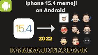 Ios 15.4 memoji for android. how to make iPhone memoji. on Android #memojis screenshot 4