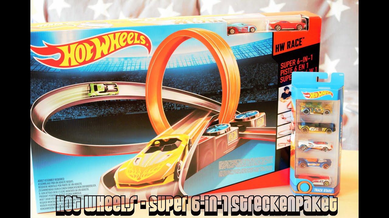 [HOT WHEELS] Deutsch - Super 6-in-1 Streckenpaket - Unboxing und Test