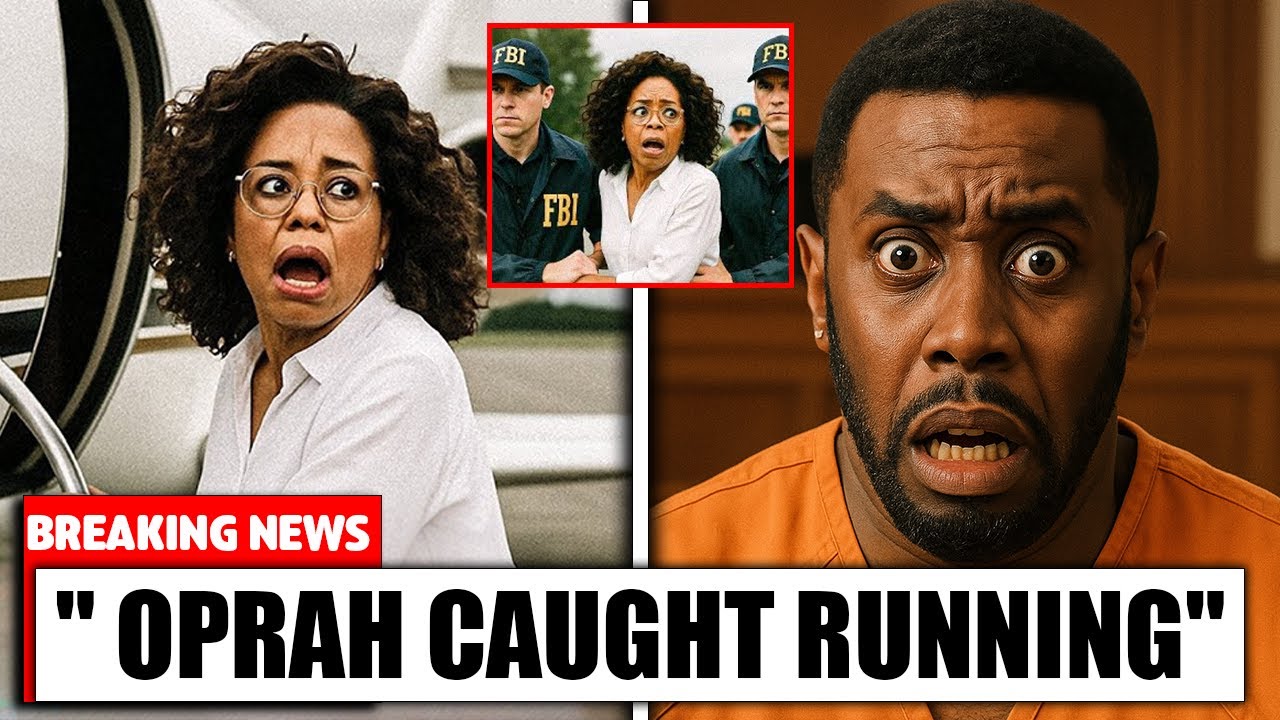 1 Hour Ago: Oprah Runs as Arrest Warrant Drops — Diddy’s Shocking Footage Blows Her Cover