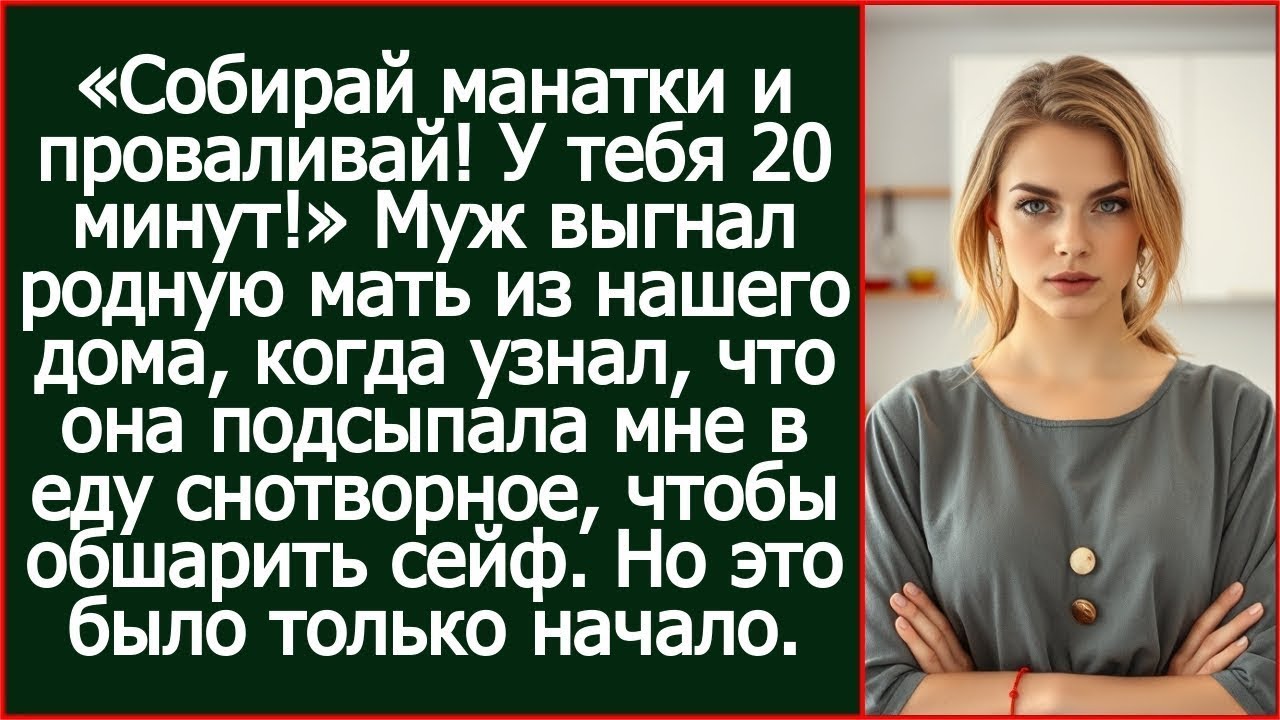 «Собирай манатки и проваливай! У тебя 20 минут!» Муж выгнал родную мать из нашего дома