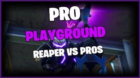 Reaper vs Fortnite Pro-Pro Playgrounds (1v1 BUILD BATTLES)