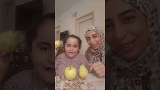تحدي الفواكه مع تسنيم #تسنيم #فواكه #foryou #تحديات #explore