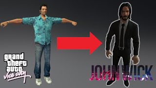 How to Change Tommy Vercetti Model to John Wick In GTA Vice City