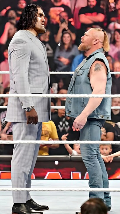 Brock Lesnar Vs Great Khali Who Will Win? #shorts