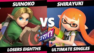 Download lagu Sumapa 244 TOP 8 - Suinoko (Young Link) Vs. Shirayuki (Inkling) Smash Ultimate - SSBU