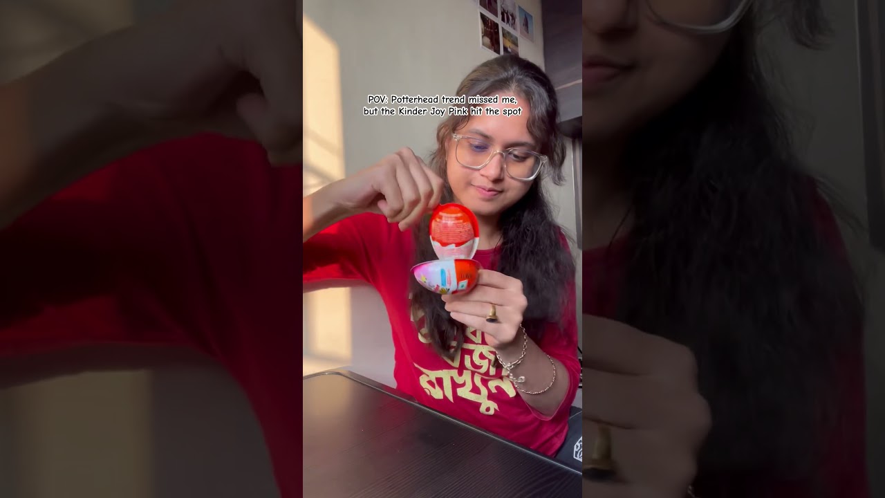 Potterhead? No. But Kinder Joy pink? Absolutely👀