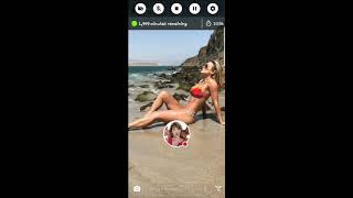 LESLIE SHAW EN LA PLAYA EN BIKINIS 09-04-18
