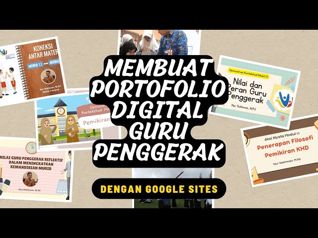 Cara Membuat Portofolio Digital CGP dengan Google Sites class=