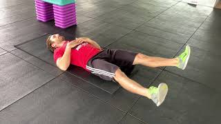 Supine slow Jumping Jack - blooper