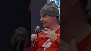“I need to enjoy having more experience than him.” 🎤