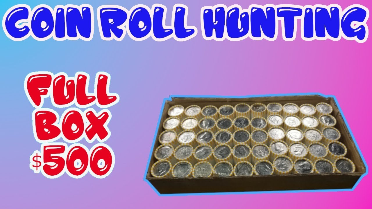 Coin Roll Hunting a whole box of half dollars (Episode 5) 500 YouTube