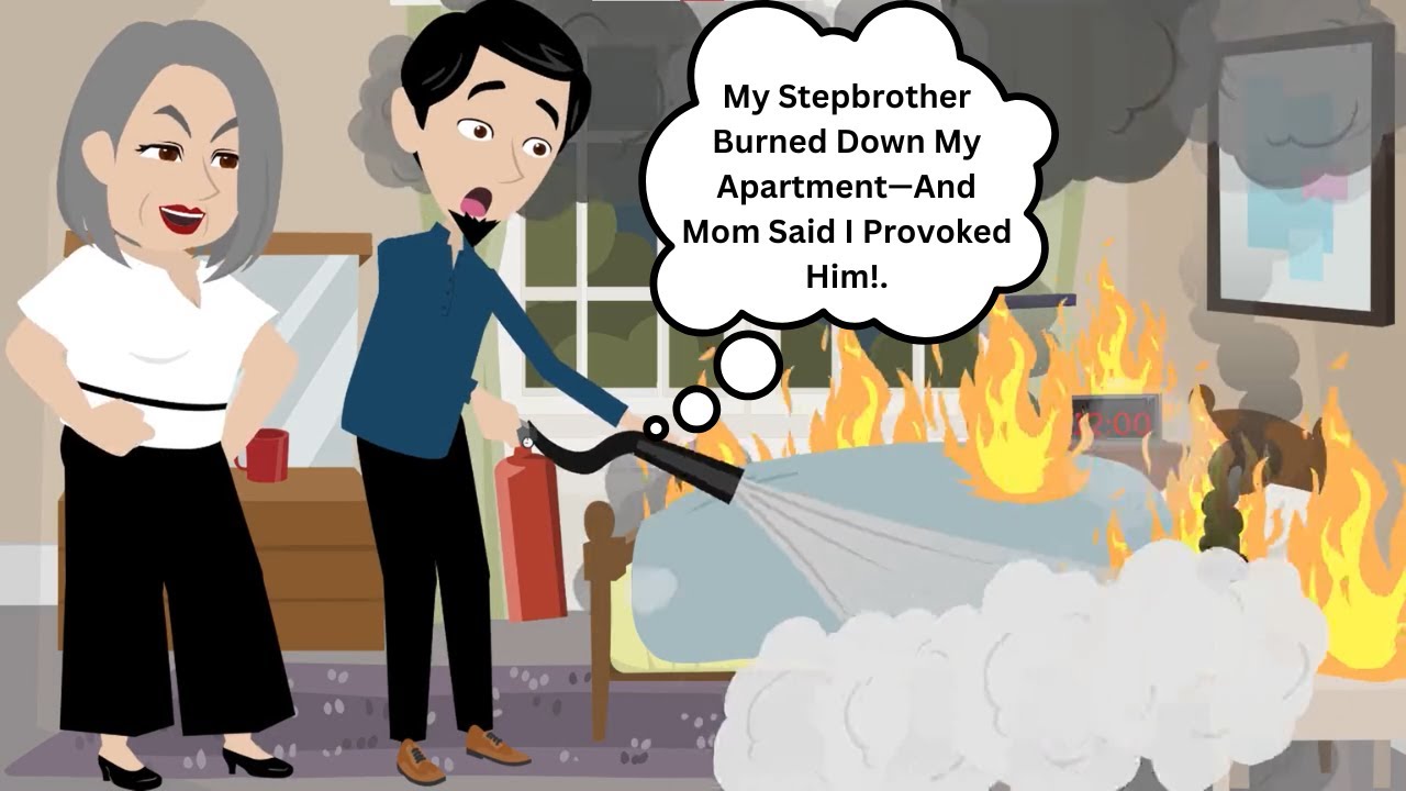 Мой сводный брат сжег мою квартиру, а мама сказала, что я его спровоцировала!.