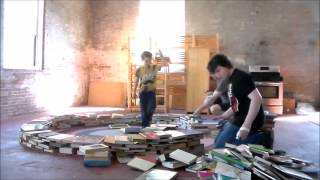 Book Tower -- 195 cm -- Book Igloo -- The Tower of Power -- TIME LAPSE!