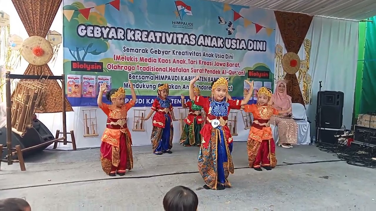 Teteh Kiran tampil di lomba jaipong Himpaudi se Pameungpeuk Januari 2026
