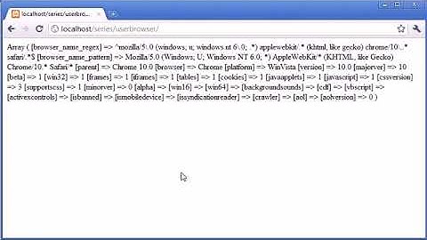 Beginner PHP Tutorial   67   Detecting a Visitors Browser Part 1 ‏
