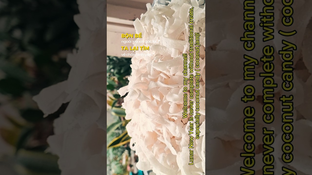 Make Coconut jam for Tet holiday