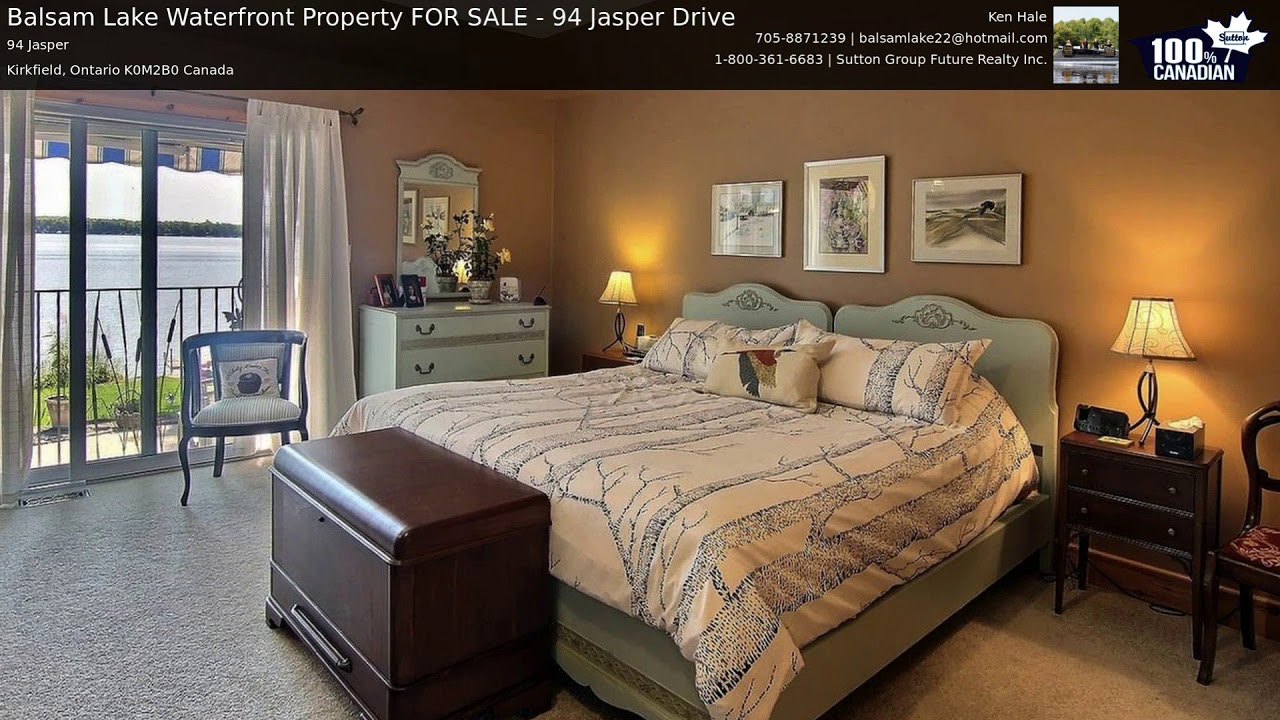 Balsam Lake Waterfront Property FOR SALE - 94 Jasper Drive