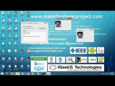 Face Recognition Using Laplacianfaces Core java swing project