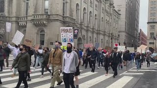 Dozens attend rally and march in Philadelphia in support of Asian American community