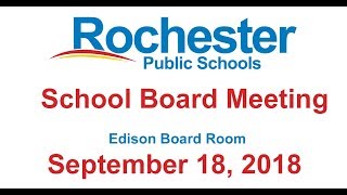RPS School Board 09/18/18