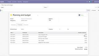 Project Task Timer with Start/Stop/Pause
