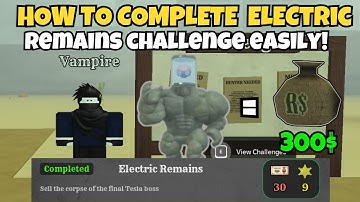 How to Complete Electric Remains Challenge easily!  (Dead Rails)