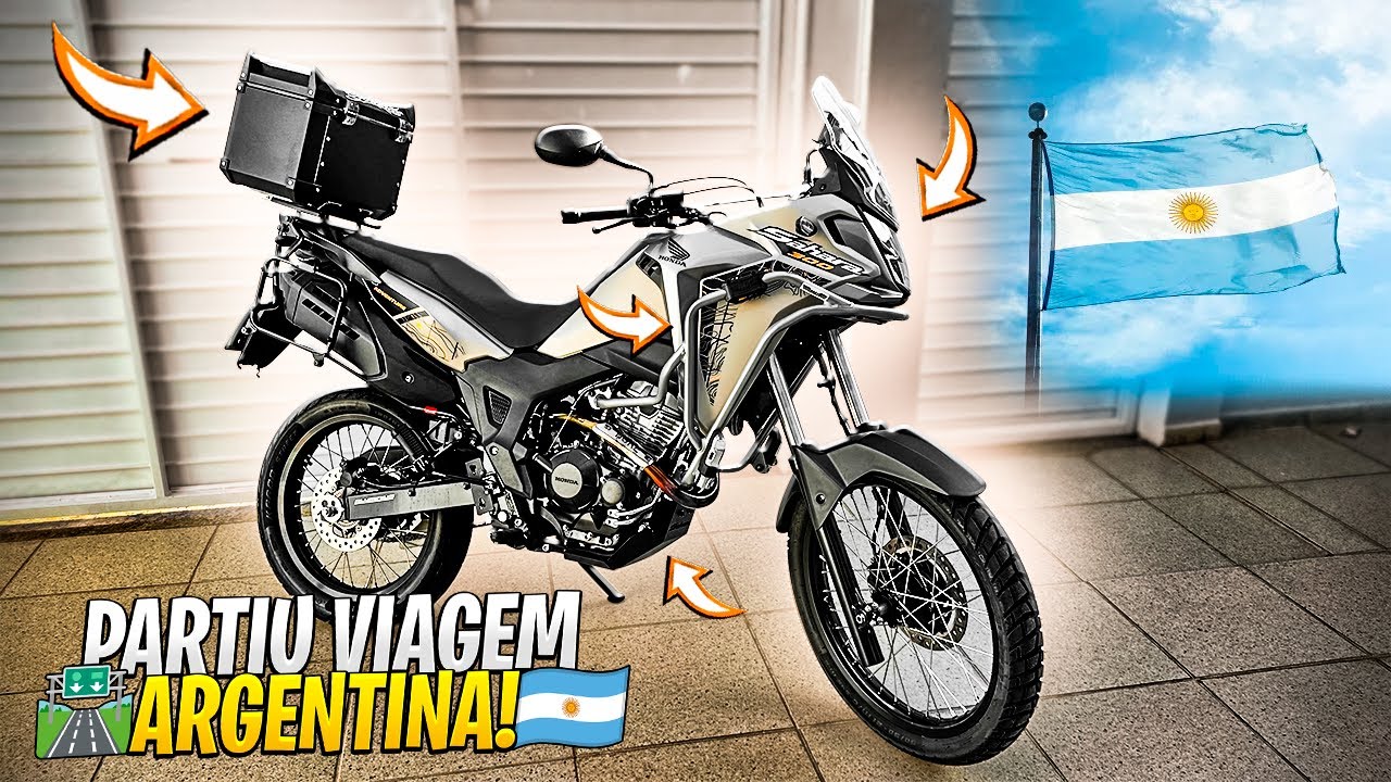 PREPARANDO A XRE SAHARA 300 PRA VIAGEM DE 2000KM DESTINO ARGENTINA