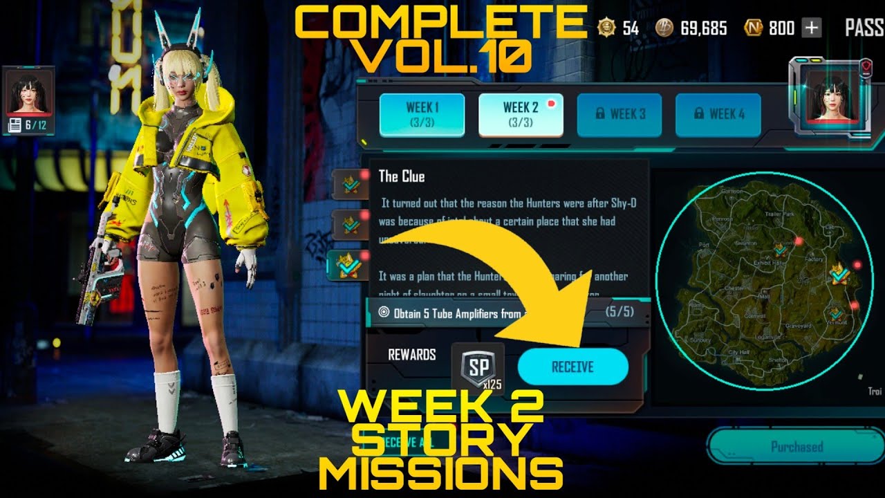 PUBG NEWSTATE VOL.10 WEEK 2 STORY MISSIONS | ALL LOCATIONS