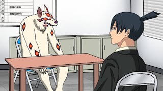 KAKAZZY チェンソーマン アキ 狐の悪魔 HOODIE パーカー-