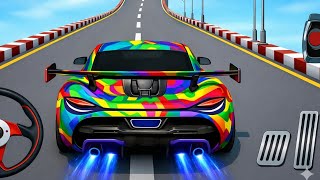 Mega Ramp Monster Car Racing 3D - Extreme Car Stunts - Android Gameplay screenshot 1