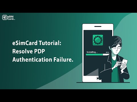 PDP Authentication Failure on iOS | eSIMCard Tutorial - video from eSIMCard