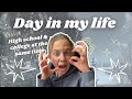Day in my life (senior year + college classes)