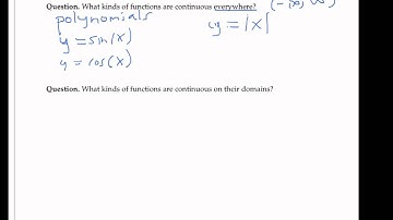 Continuity on Intervals