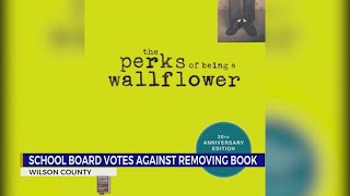 Wilson County School Board votes against removing book