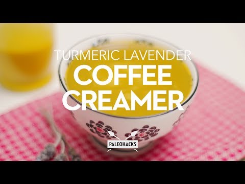 Turmeric Lavender Coffee Creamer | Paleo Recipe