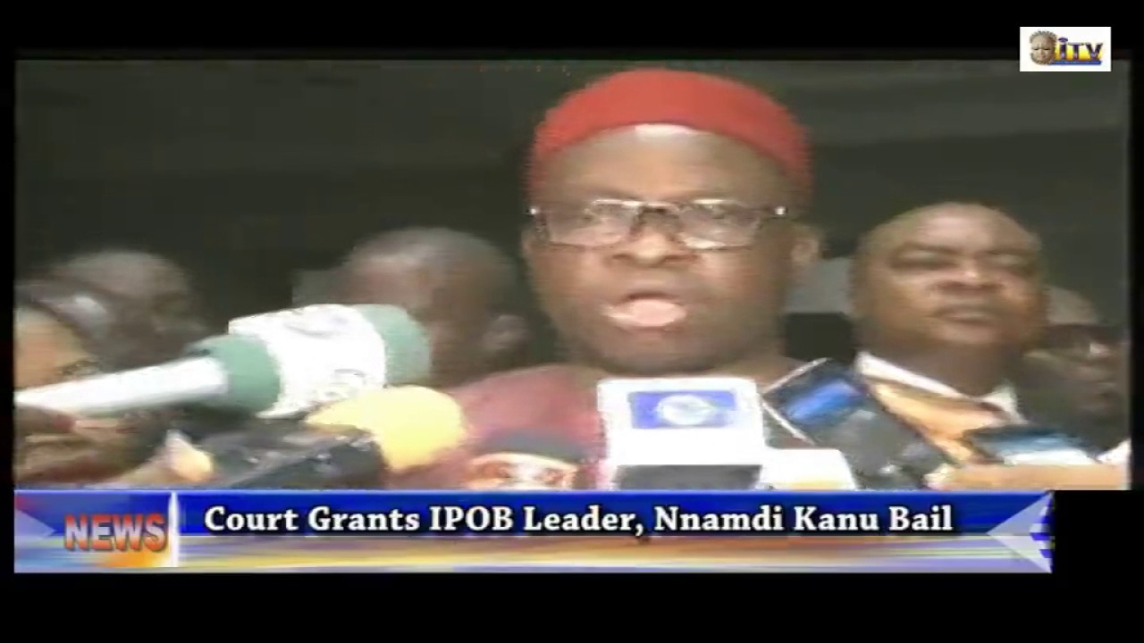 Court Grant IPOB Leader, Nnamdi Kanu Bail