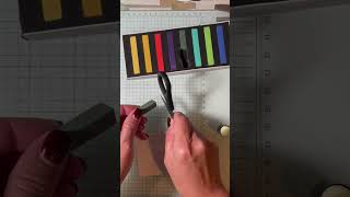 Use Pastels in a Fun New Way #stampinup #cardmakingtip #versamark #pastels
